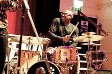 Rod Youngs, Denys Baptiste Quartet, Battle Jazz Festival, Battle, East Sussex, July 2023. Creator: Brian O'Connor