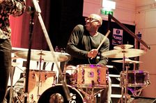 Rod Youngs, Denys Baptiste Quartet, Battle Jazz Festival, Battle, East Sussex, July 2023. Creator: Brian O'Connor