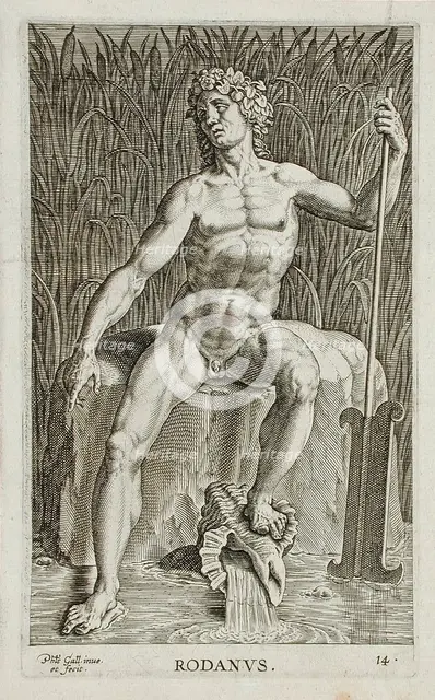 Rodanus, 1586. Creator: Philip Galle.