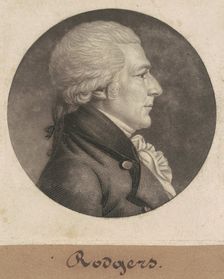 Rodgers, 1802. Creator: Charles Balthazar Julien Févret de Saint-Mémin