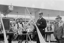 Rodgers (twins? on plane?), between c1910 and c1915. Creator: Bain News Service