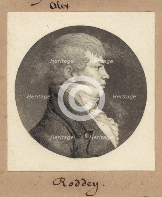 Roddey, 1810. Creator: Charles Balthazar Julien Févret de Saint-Mémin.