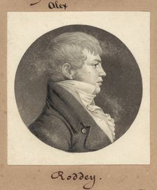 Roddey, 1810. Creator: Charles Balthazar Julien Févret de Saint-Mémin