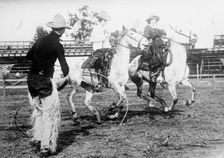 Rodeo Riders, L.A., between c1910 and c1915. Creator: Bain News Service