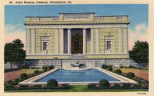 Rodin Museum, Benjamin Franklin Parkway, Philadelphia, Pennsylvania, USA, 1937