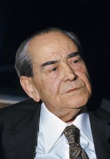 Rodolfo Llopis (1895-1983), Spanish politician, photo 1980