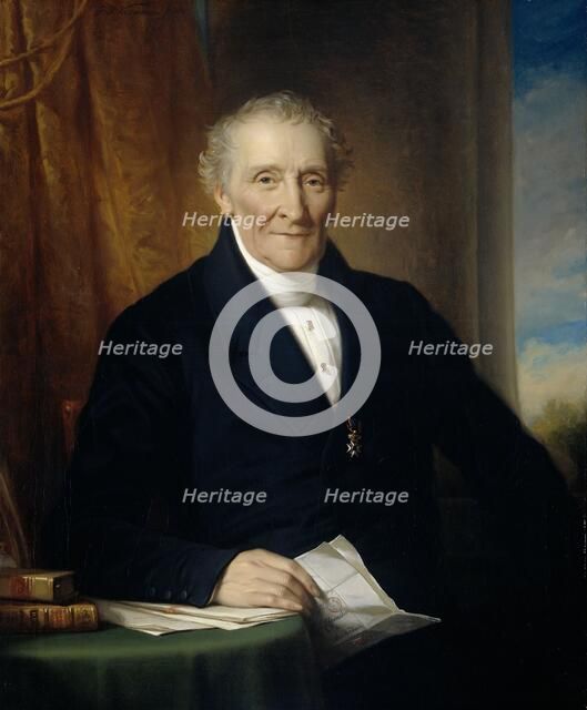 Rodolphe le Chevalier (1777-1865), Amsterdam Merchant and one of three Founders of the Holland Railr Creator: Jan Adam Kruseman.