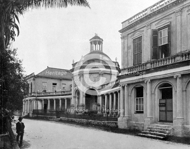 Rodney's Monument, Spanish Town, Jamaica, c1905.Artist: Adolphe Duperly & Son