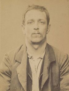 Rodskidski. Eloi, Jean-Baptiste. 37 ans, né à Paris Xlle 13/12/56. Mécanicien. Anarchiste...., 1894. Creator: Alphonse Bertillon