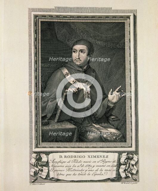 Rodrigo Ximenez de Rada (1180? -1247), Ecclesiastical, historian and Castilian politician , inter…