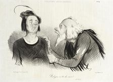 Rodrigue as-tu du coeur? (Le Cid), 1841. Creator: Honore Daumier