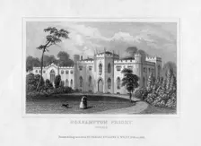 Roehampton Priory, Surrey, mid 19th century