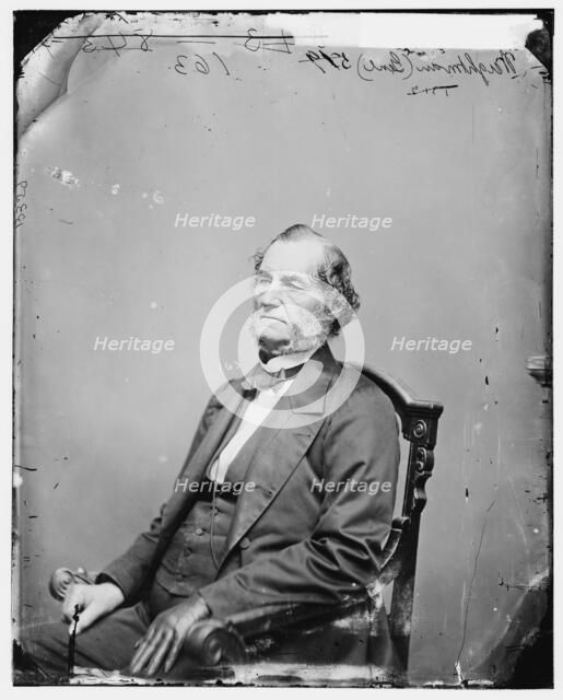 Roger Chew Weightman, between 1865 and 1880. Creator: Unknown.