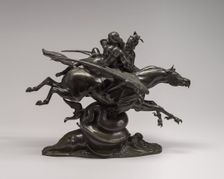 Roger and Angelica on the Hippogriff, model c. 1840, cast by 1873. Creator: Antoine-Louis Barye