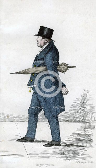 Roger Aytoun, 1839. Artist: Unknown