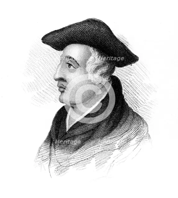 Roger Bacon, 13th century English Franciscan friar and philosopher, (c1850). Artist: Unknown