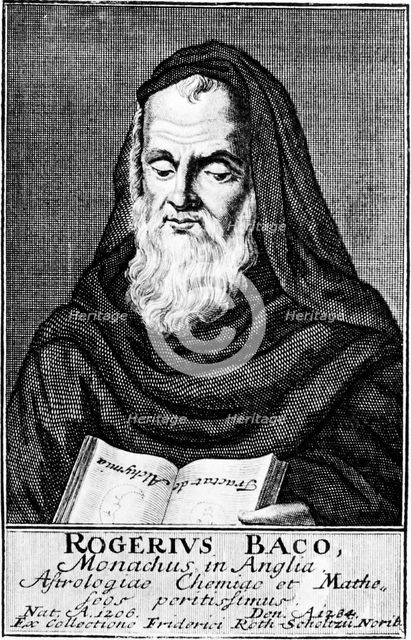 Roger Bacon, English experimental scientist, philosopher and Franciscan friar. Artist: Unknown