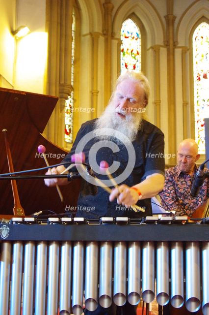 Roger Beaujolais, Eastbourne Jazz Festival, Christ Church, Eastbourne, 30 Sept. 2018. Creator: Brian O'Connor.