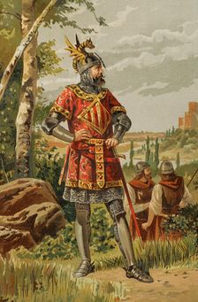 Roger de Flor (c1267-1305), mercenary warlord who served the Crown of Aragon, 1890. Creator: Unknown