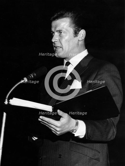 Roger Moore (1927- ), British actor, 1968. Creator: Unknown.