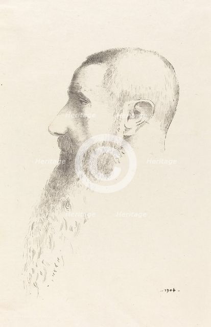 Roger Marx, 1904. Creator: Odilon Redon.