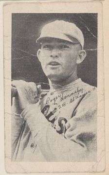 Rogers Hornsby, 2 B - St. Louis N., from Baseball strip cards (W575-2), ca. 1921-22. Creator: Unknown