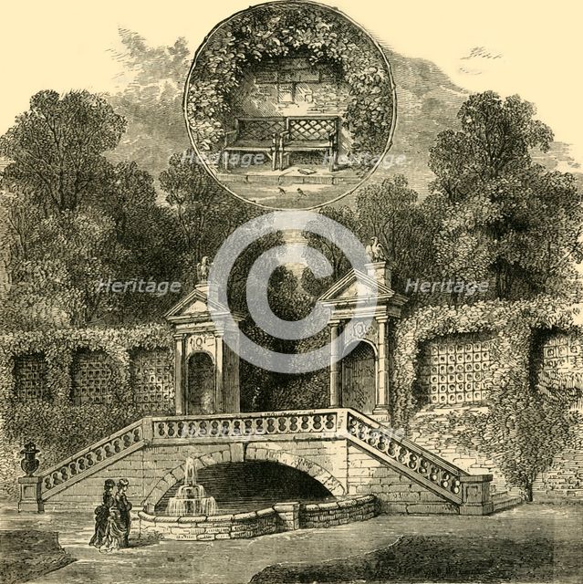 'Rogers' Seat and Inigo Jones' Gateway, Holland House', c1876. Creator: Unknown.