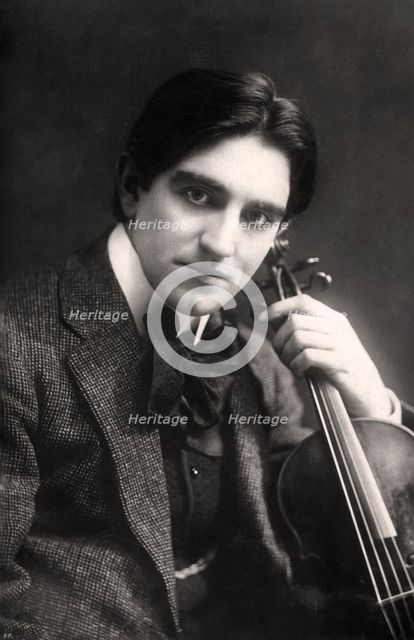 Rohan Clensy, Irish violinist, 1907.Artist: Rotary Photo