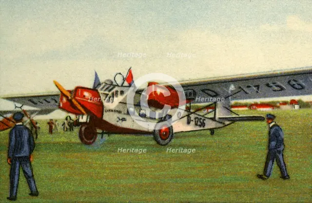 Rohrbach Roland plane, 1920s, (1932). Creator: Unknown.