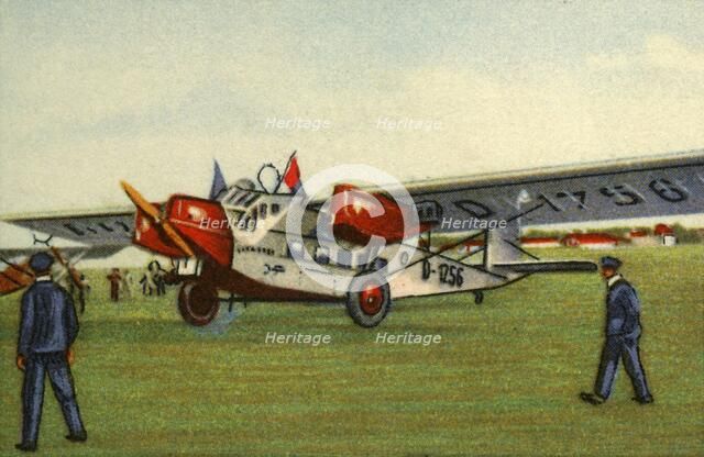 Rohrbach Roland plane, 1920s, (1932). Creator: Unknown.