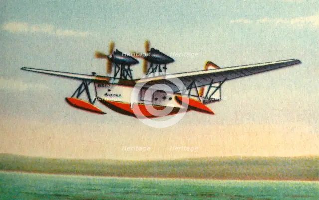 Rohrbach Rostra flying boat, 1920s, (1932).  Creator: Unknown.