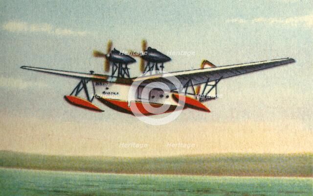 Rohrbach Rostra flying boat, 1920s, (1932).  Creator: Unknown.