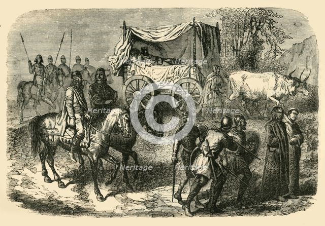 'Roi Faineant (Royal Sluggard) of the Merovingian Race', (7th century), 1890.   Creator: Unknown.