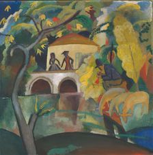 Rokoko, 1912. Creator: August Macke