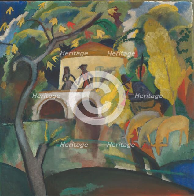 Rokoko, 1912. Creator: August Macke.