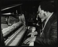 Roland Hanna at the piano, 1980. Creator: Denis Williams
