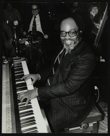 Roland Hanna at the piano, 1980. Creator: Denis Williams