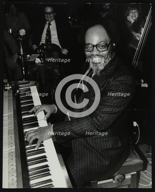 Roland Hanna at the piano, 1980. Creator: Denis Williams.