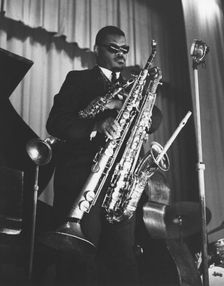 Roland Kirk, Camden Town Hall, London, 1963. Creator: Brian Foskett
