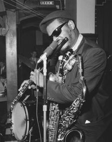 Roland Kirk, Black Prince, Bexley, London, 1967. Creator: Brian Foskett