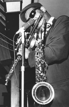 Roland Kirk, Black Prince, Bexley, London, 1967. Creator: Brian Foskett