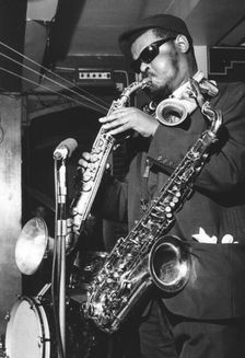 Roland Kirk, Black Prince, Bexley, London, 1967. Creator: Brian Foskett