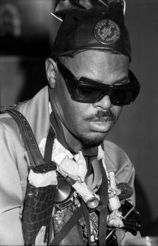 Roland Kirk, London, 1976. Artist: Brian O'Connor