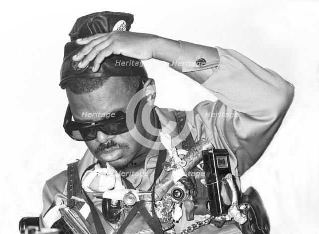 Roland Kirk, Ronnie Scotts', Soho, London, 1976. Artist: Brian O'Connor.