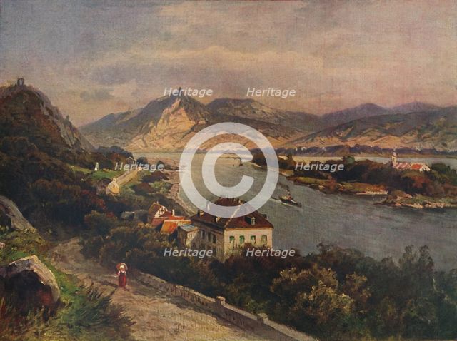 'Rolandseck - Insel Nonnenwerth und Siebenebirge', 1923. Creator: Nikolai of Astudin.