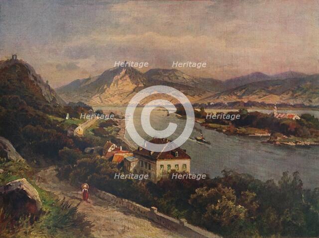 'Rolandseck - Insel Nonnenwerth und Siebenebirge', 1923. Creator: Nikolai of Astudin.