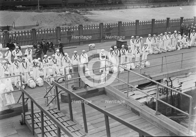 Roll Call - Naval Militia, 1913. Creator: Bain News Service.