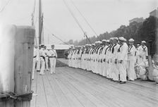 Roll Call - Naval Militia, between c1910 and c1915. Creator: Bain News Service