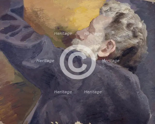Roll painting, between 1895 and 1905. Creator: Alfred Philippe Roll.