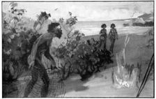 Rolla-Mano determined to capture them 1923. Creator: Raymond Wenban